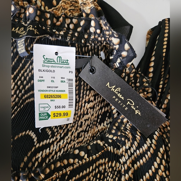 NWT Melissa Paige Petite Blouse - Picture 7 of 7